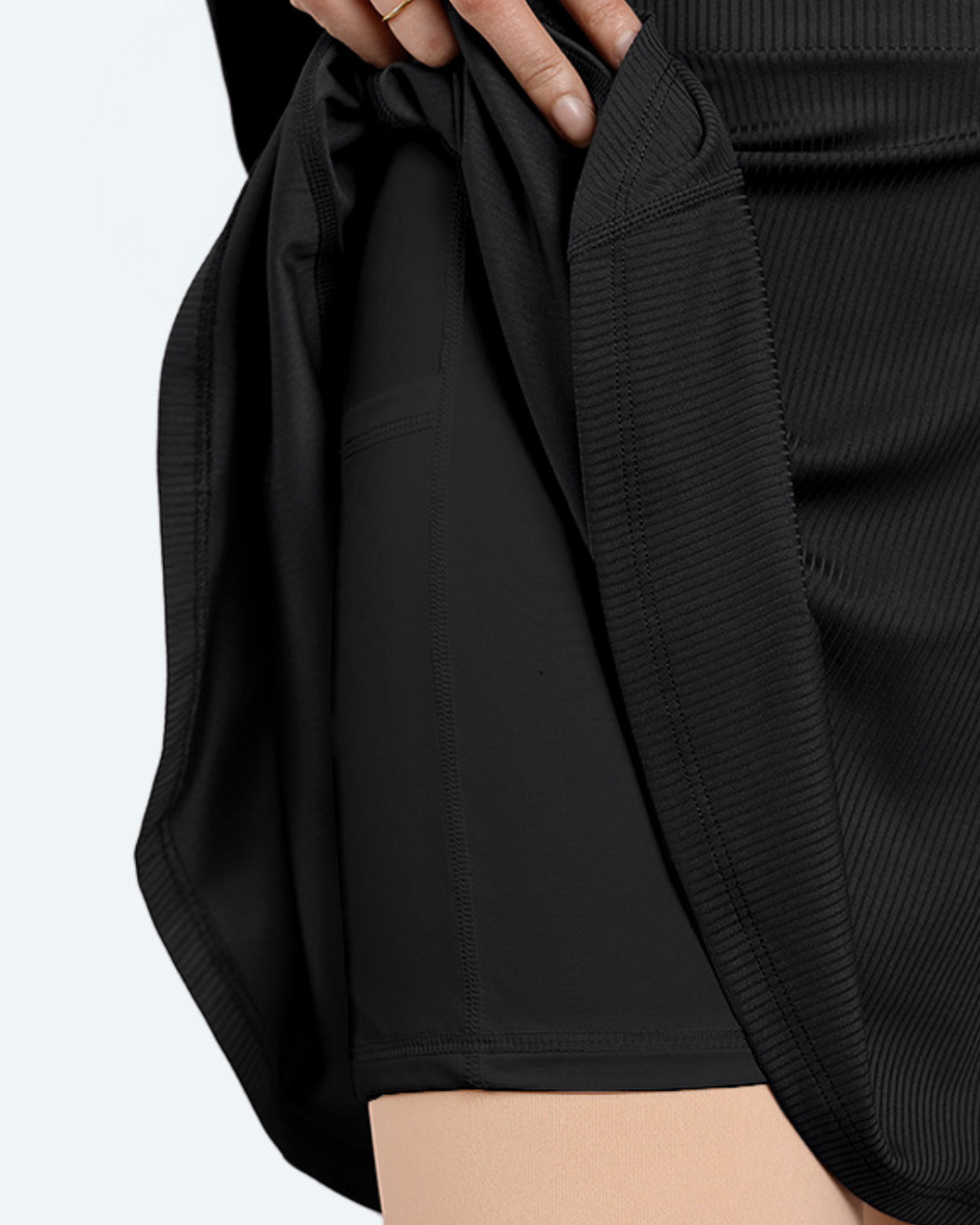 Airy Flare Court Skorts